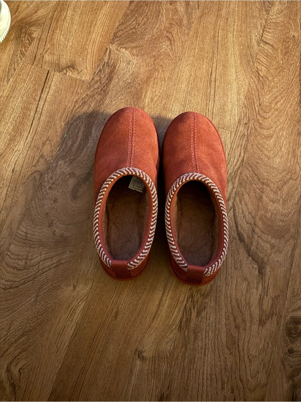 Koolaburra by Ugg  Burnt Orange and brown Braided-Trim Slip-On